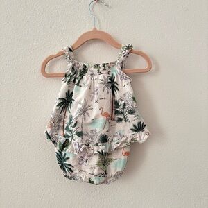 Janie and Jack baby girl 3-6 month romper